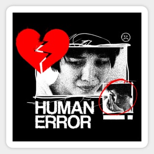 Human Error Design Sticker